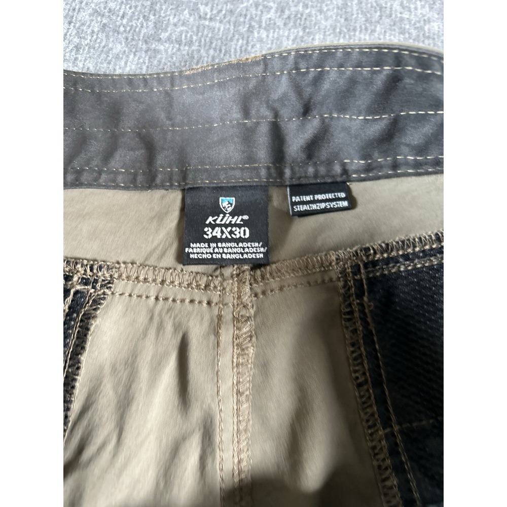 Kuhl Stealth Renegade Pants Mens 34x30 Hiking Cargo Stretch Zip-Off Convertible - Picture 6 of 10